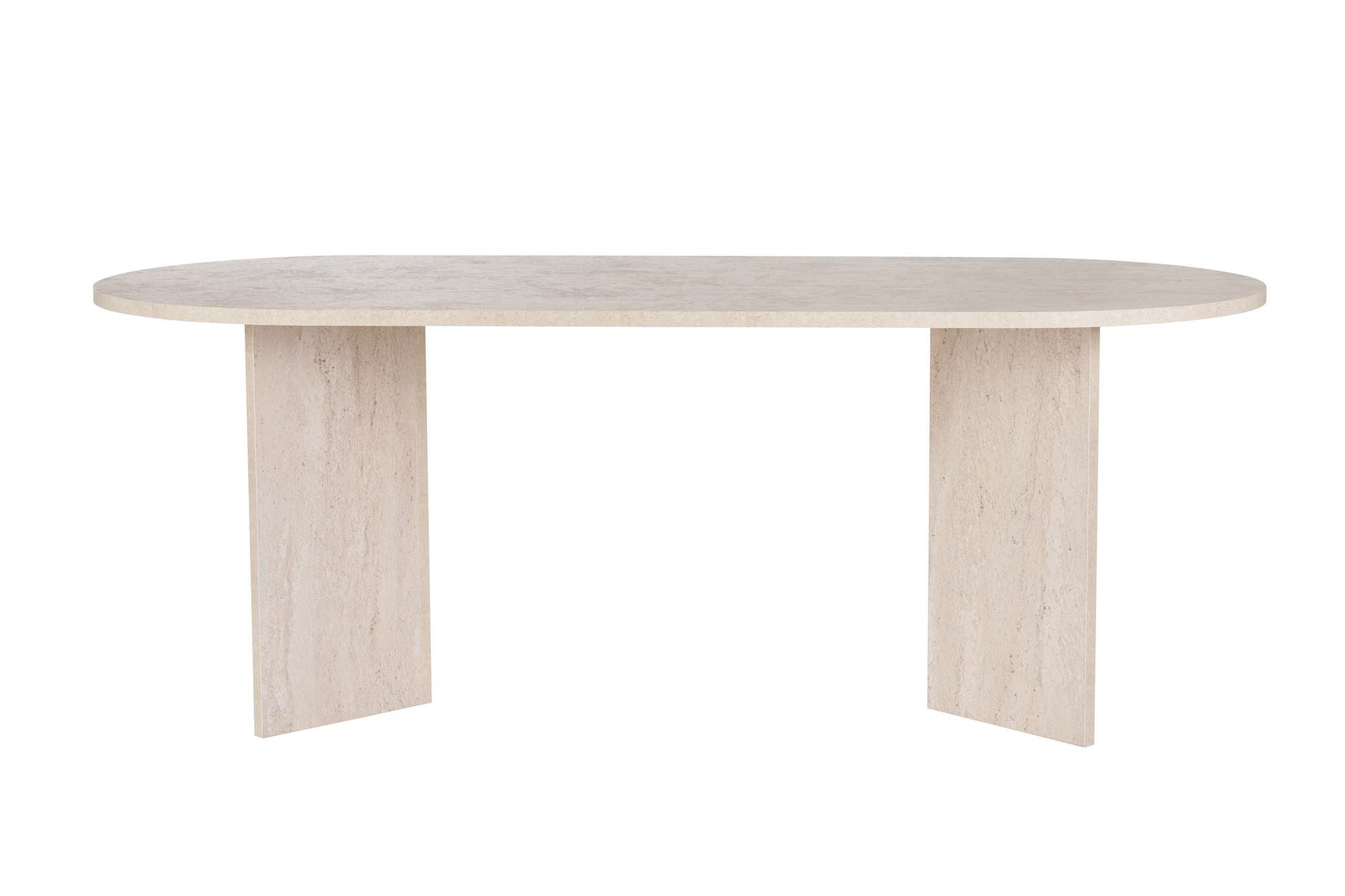 Eettafel Taverna - in steenlook of walnoot