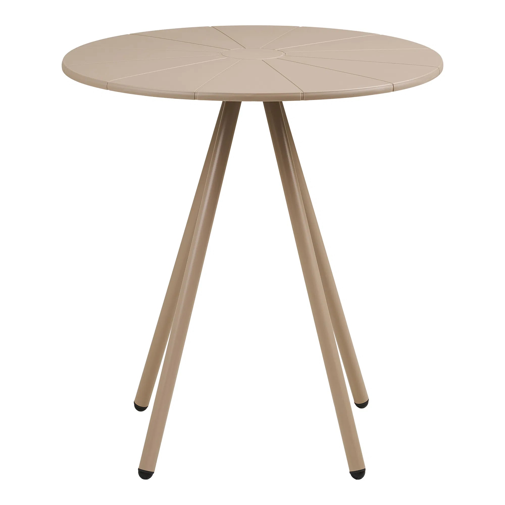 Tuin bijzettafel Mavlina - van staal in Taupe