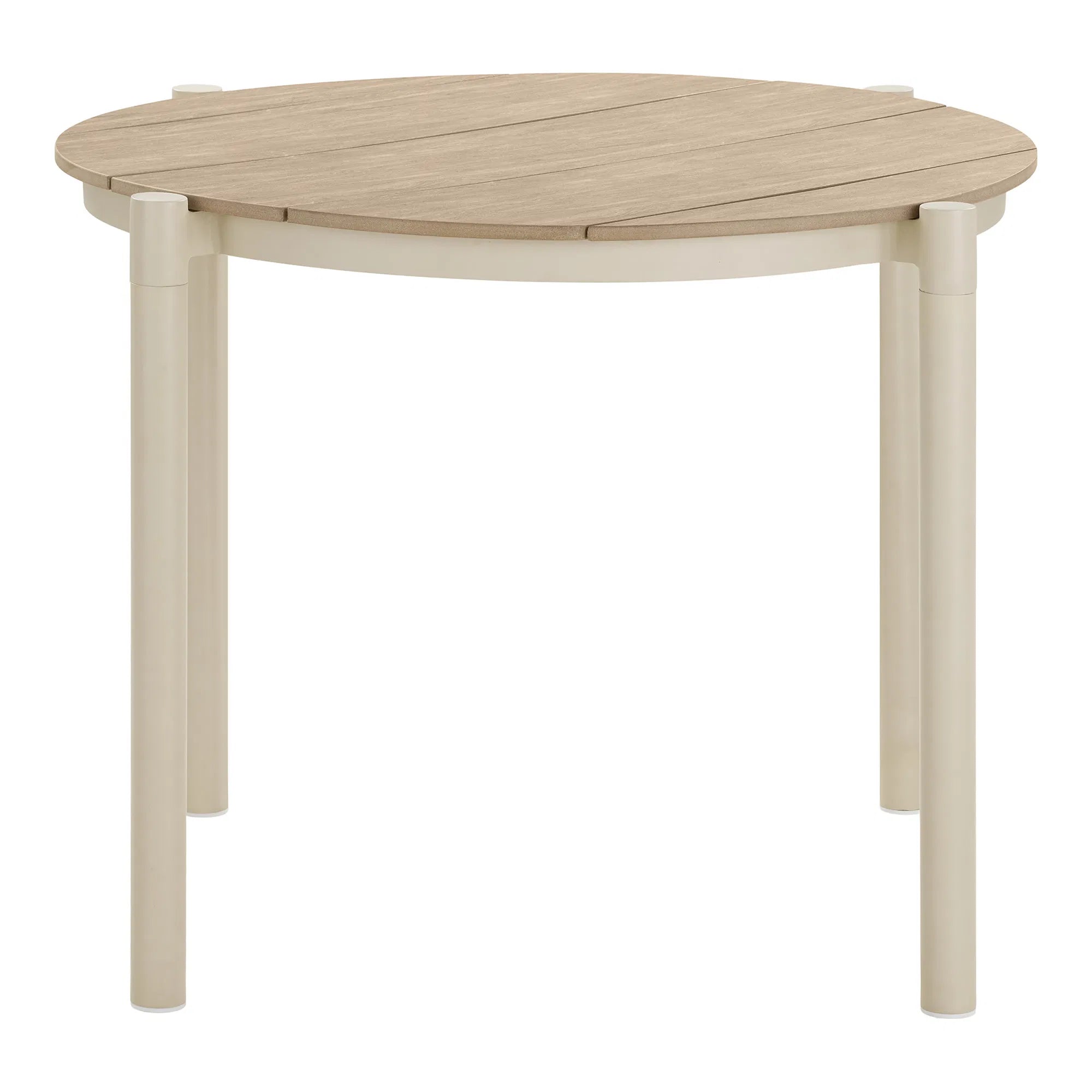 Tuin bijzettafel Ylvorin - elegant ontwerp in Beige met hout