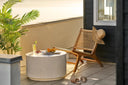 Tuin bijzettafel Velkara - steenlook zand