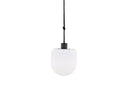 Outdoor-hanglamp Ilona" – in Wit van staal voor terras, balkon & tuin