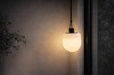 Outdoor-hanglamp Ilona" – in Wit van staal voor terras, balkon & tuin