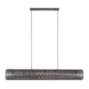Hanglamp Valeria – Met 7 lampen in horizontaal tube-mesh-design in Zwart