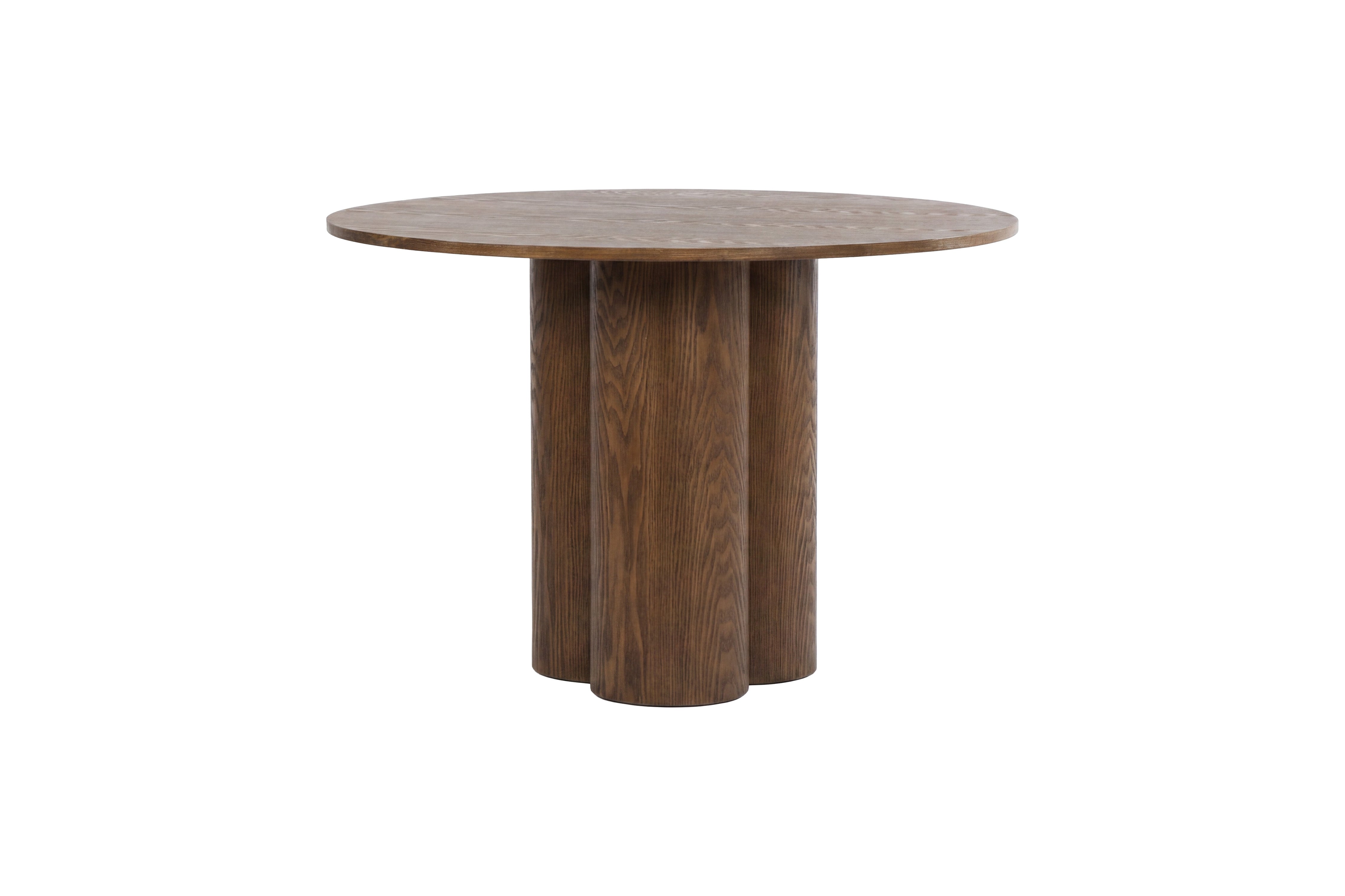 Eettafel Cavella - rond ontwerp in houtlook