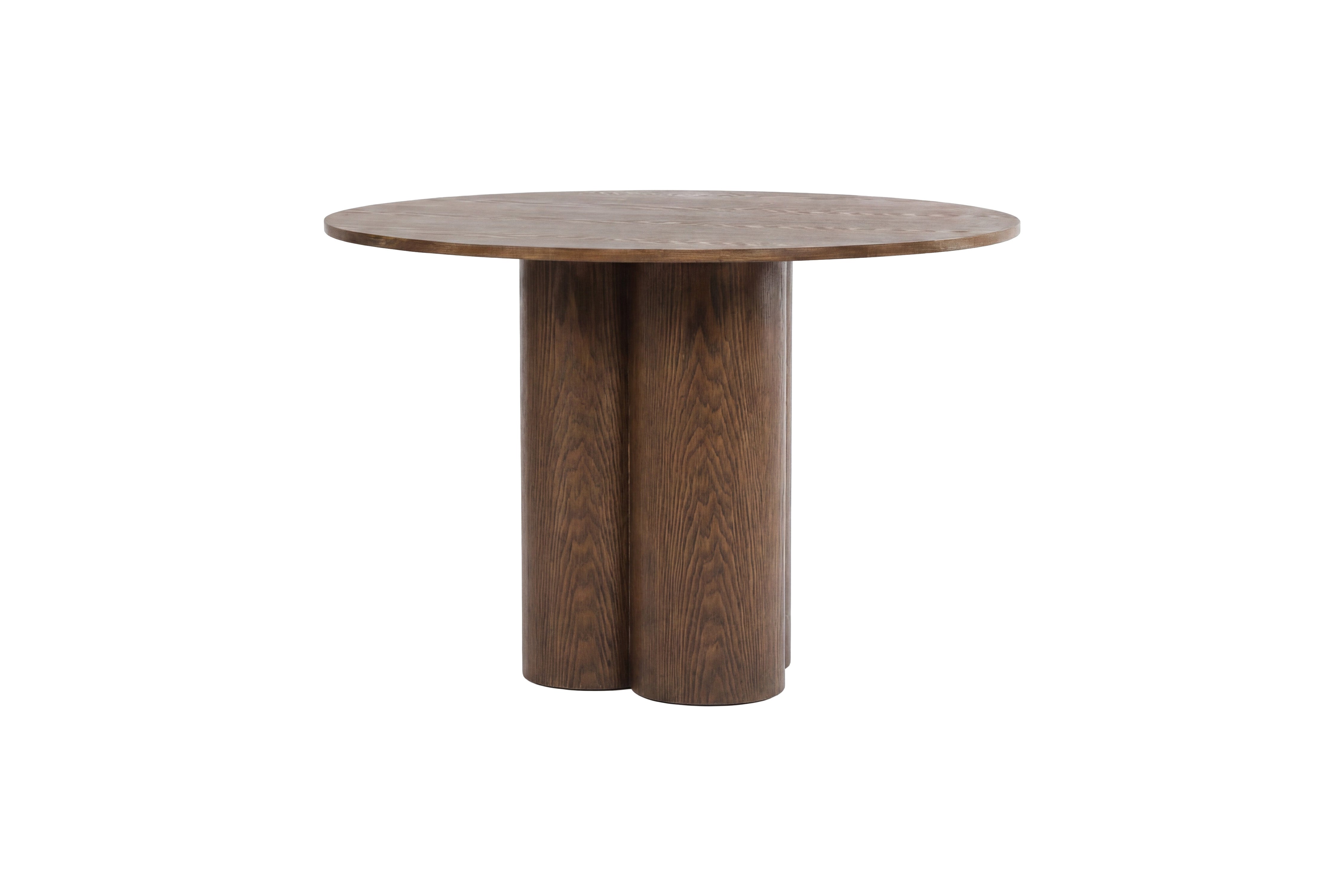 Eettafel Cavella - rond ontwerp in houtlook