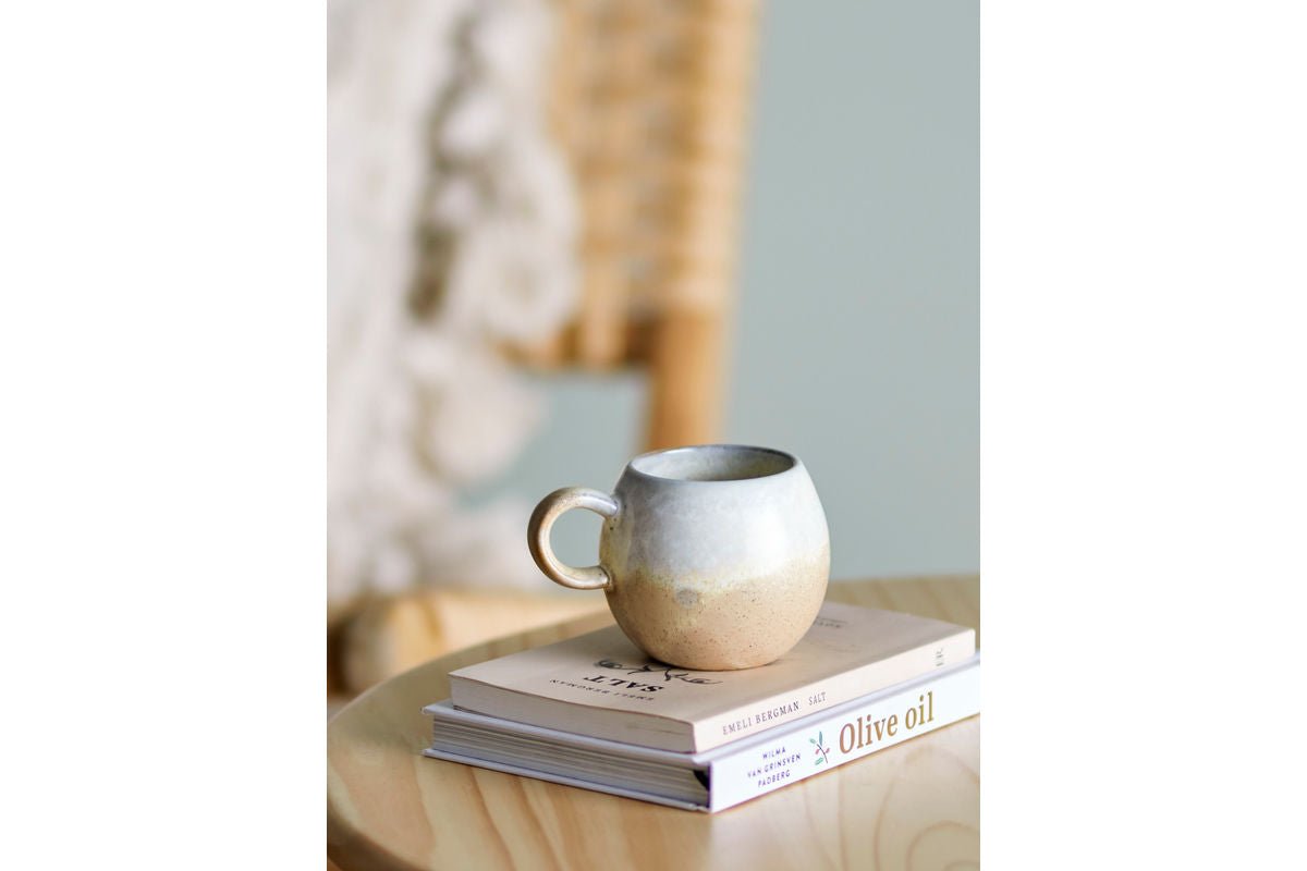 Ontbijtset Liora – steengoed met gestructureerde glazuur (12-delig)