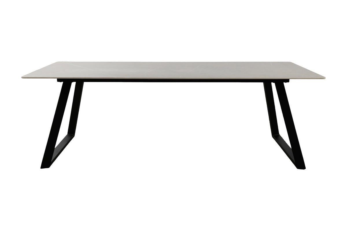 Eettafel Darivo - met donkergrijs tafelblad