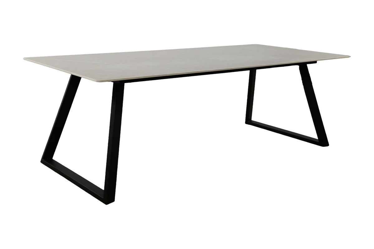 Eettafel Darivo - met donkergrijs tafelblad