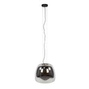 Hanglamp Avernis – Grote lampenkap in de varianten amber, koper en chroom