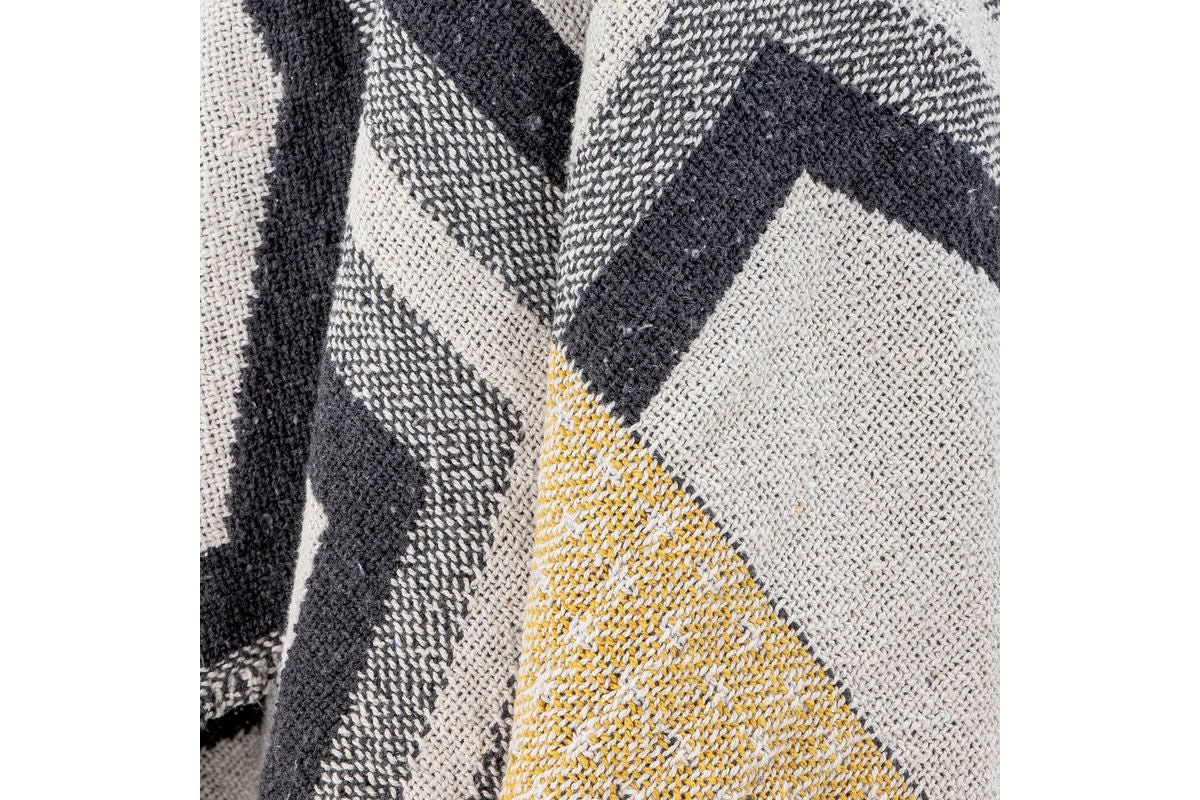 Plaid Kauri – Grijs, van gerecycled katoen