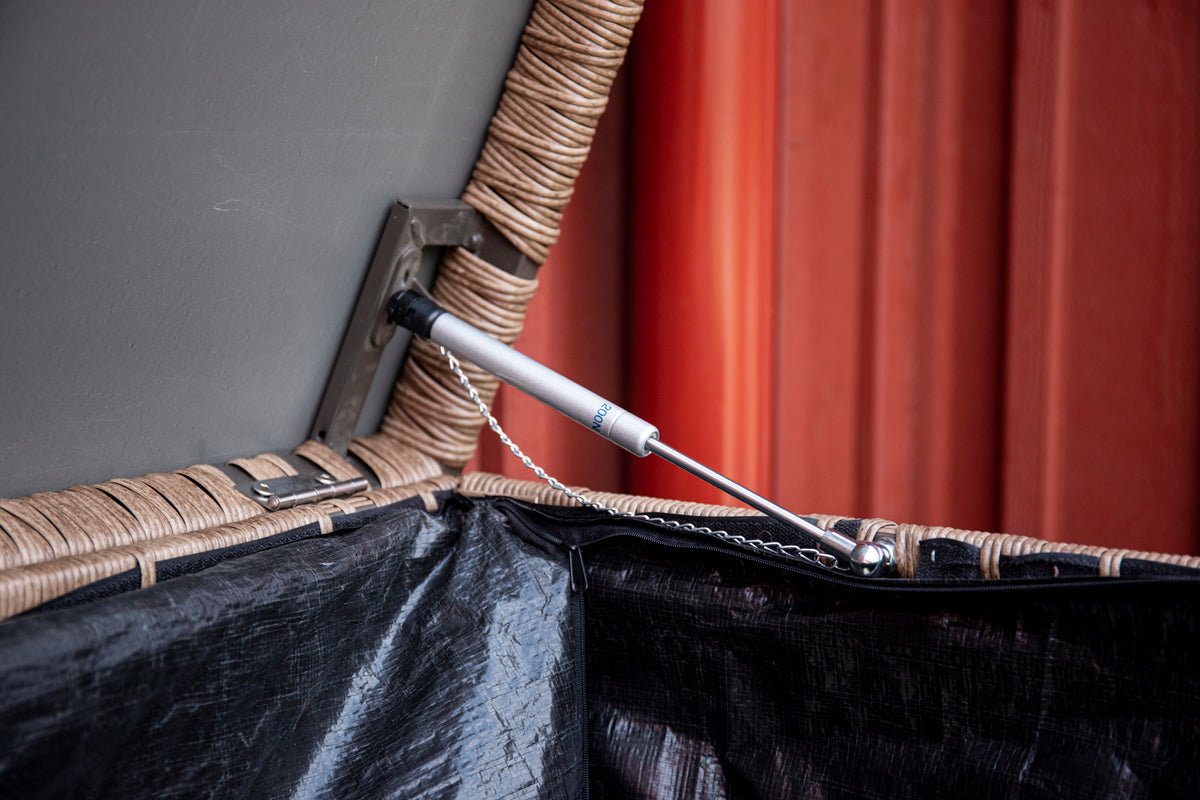 Tuin kussenbox Brisbane - Verkrijgbaar in Grijs, Zwart en Naturel