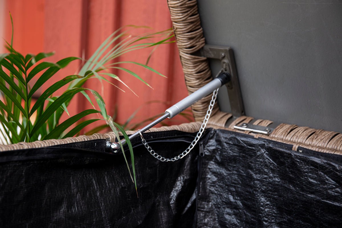 Tuin kussenbox Brisbane - Verkrijgbaar in Grijs, Zwart en Naturel