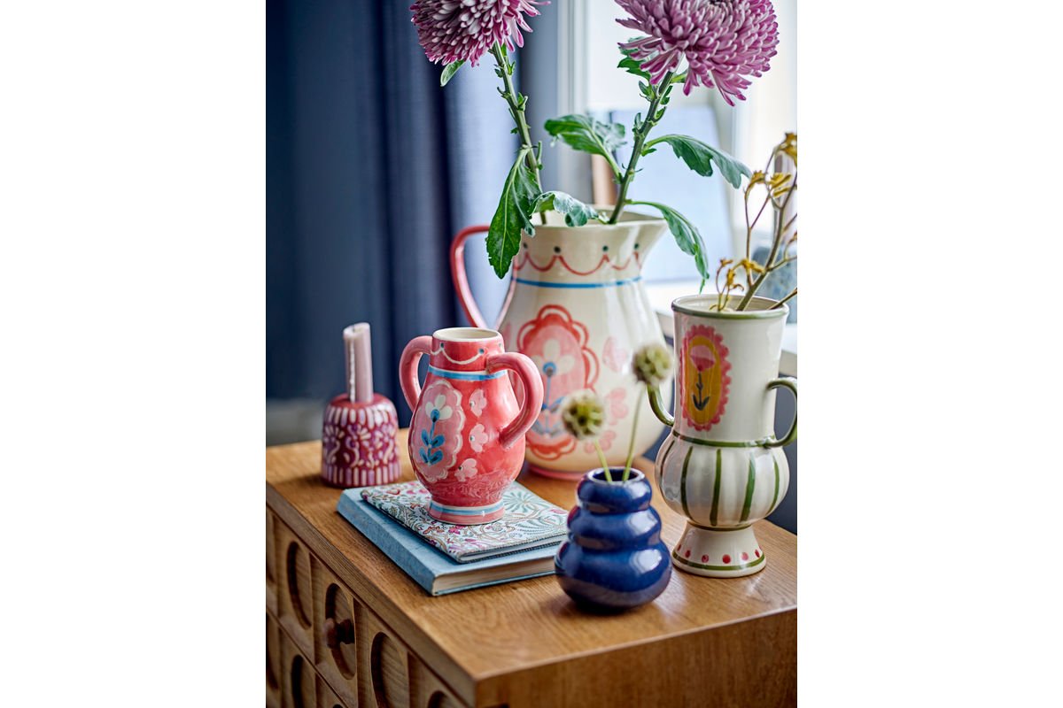 Vaas Lulo - Blauw, van steengoed