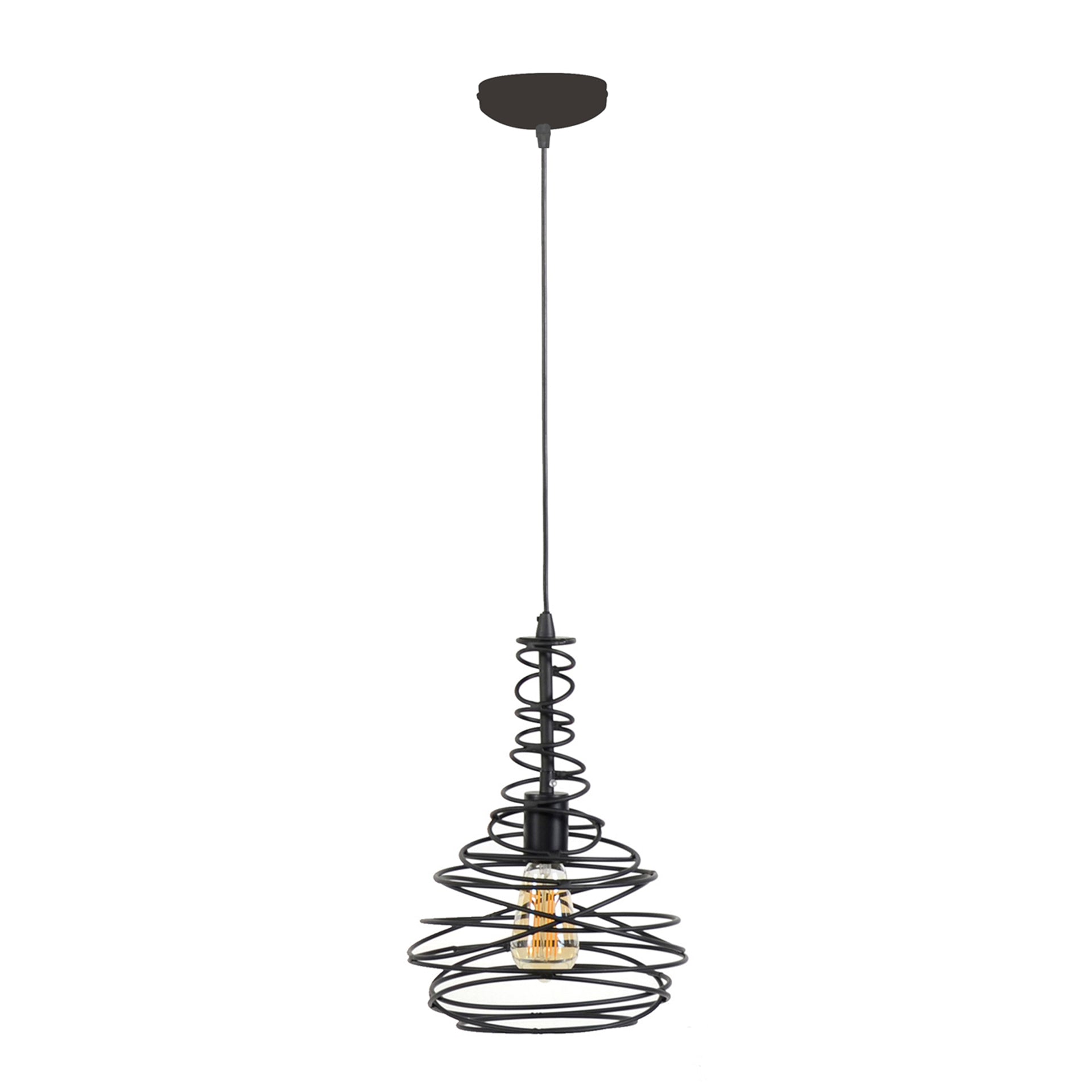 Hanglamp Vireo – Markant metalen ontwerp in Zwart