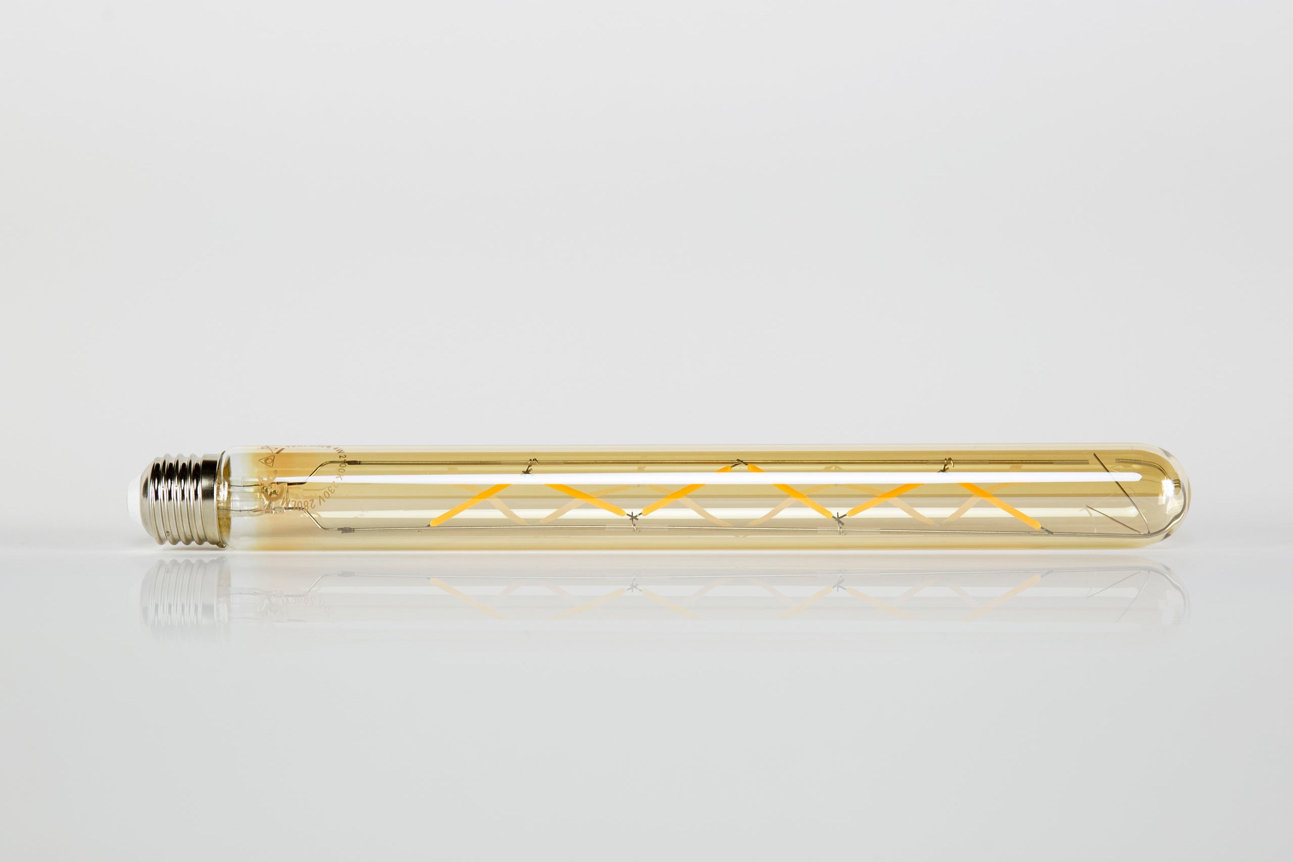 LED-gloeilamp Nirox – T32-E27 (30 cm) met amberkleurig glas