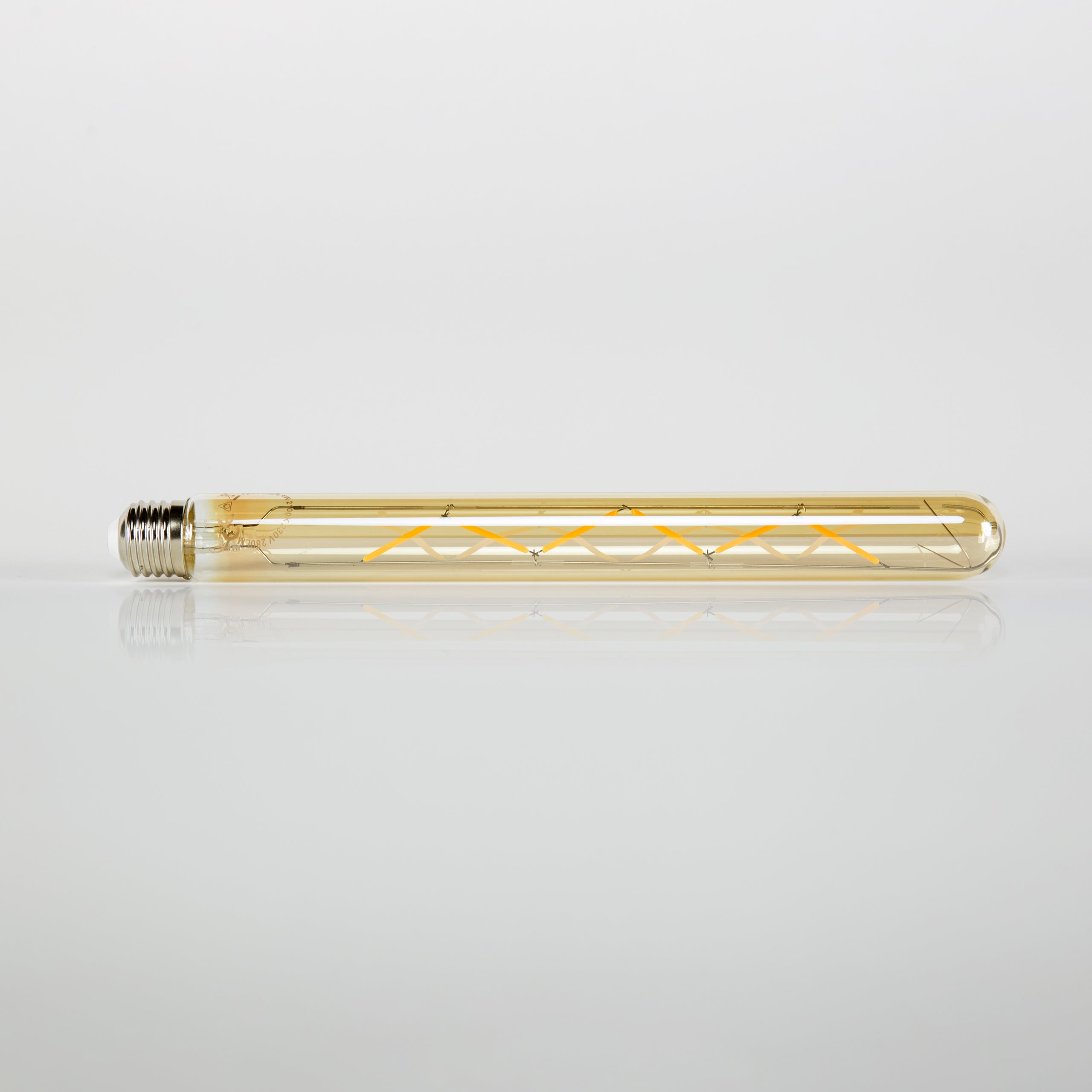 LED-gloeilamp Nirox – T32-E27 (30 cm) met amberkleurig glas