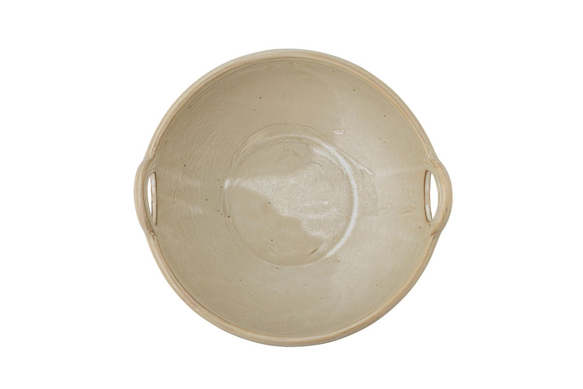 Bloempot Kavi – steengoed met grijze glazuur