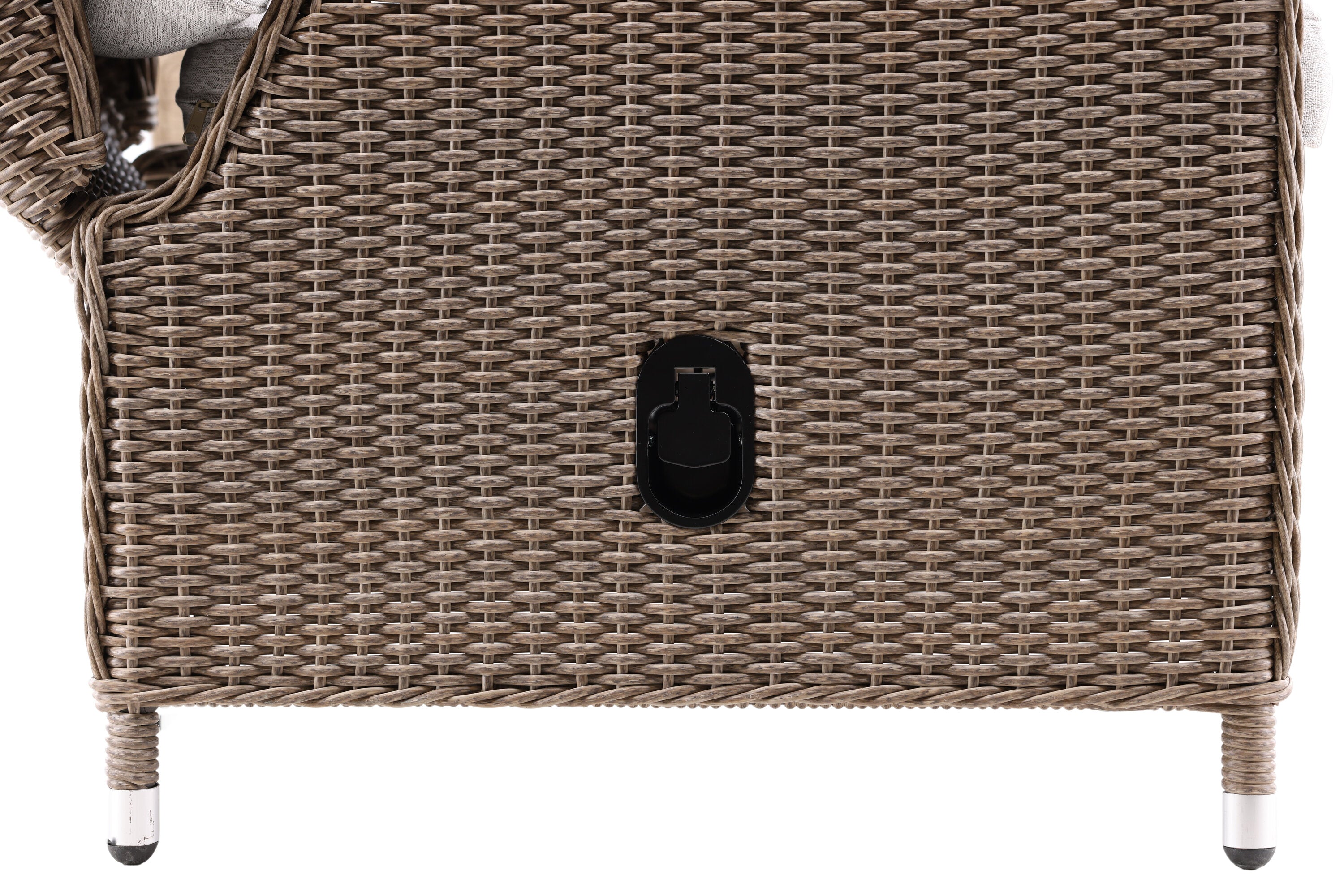 Tuin Loungeset Lenox - in naturel met verstelbare rugleuning