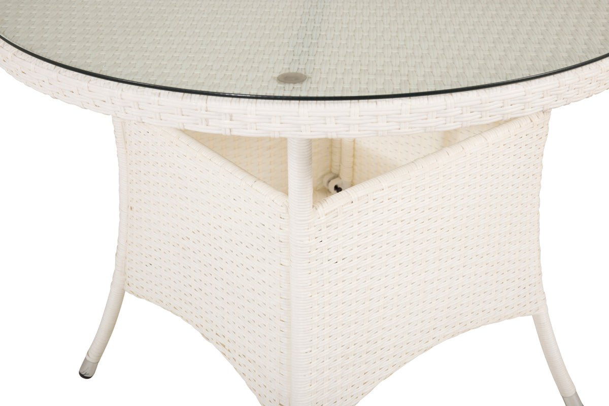 Tuin tafel Eluno - het moderne design creëert een gezellige sfeer