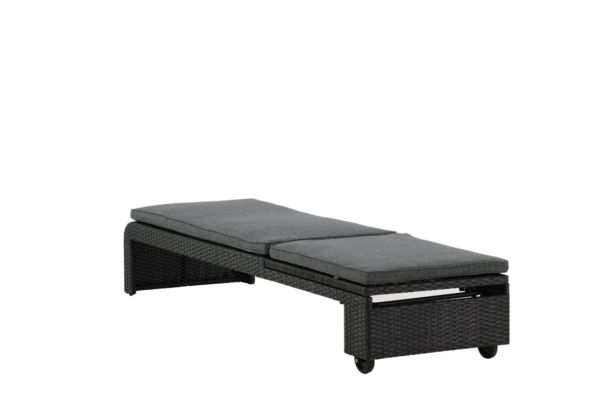 Tuin ligstoel Irina - van riet