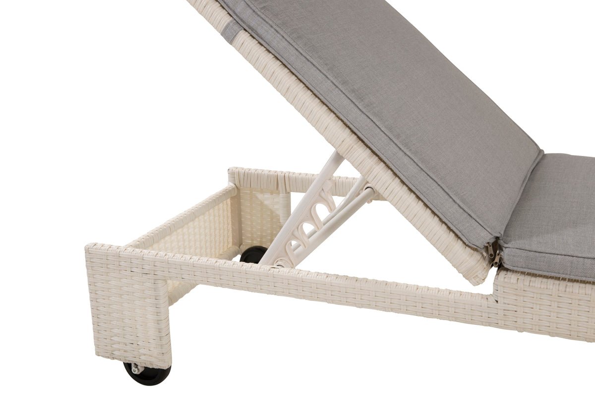 Tuin ligstoel Irina - van riet