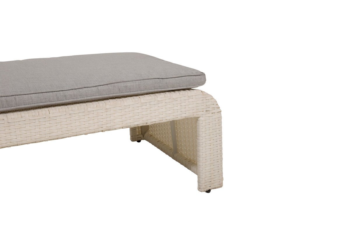 Tuin ligstoel Irina - van riet