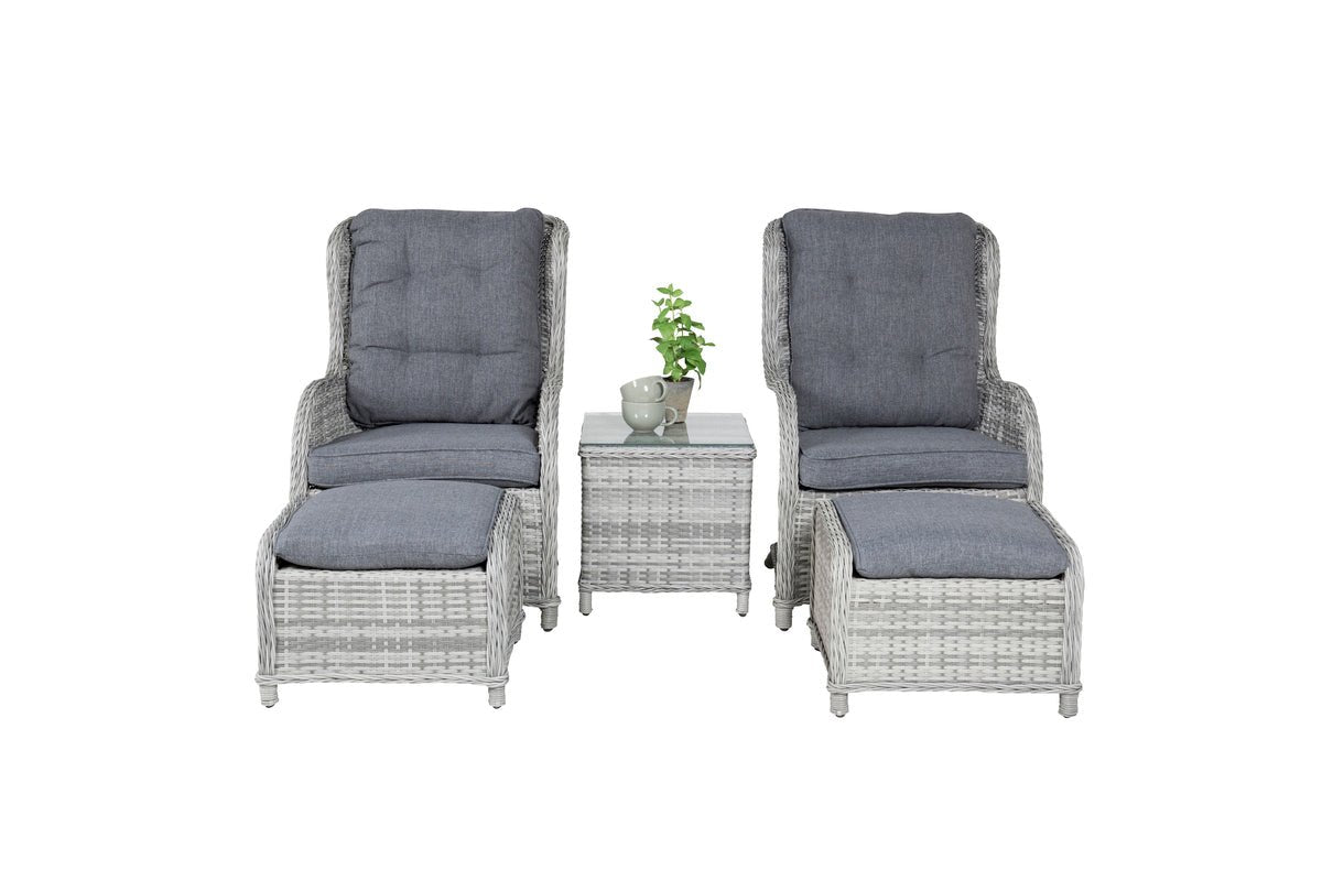 Garten Loungeset Tarell – 3-delige set met fauteuils en tafel