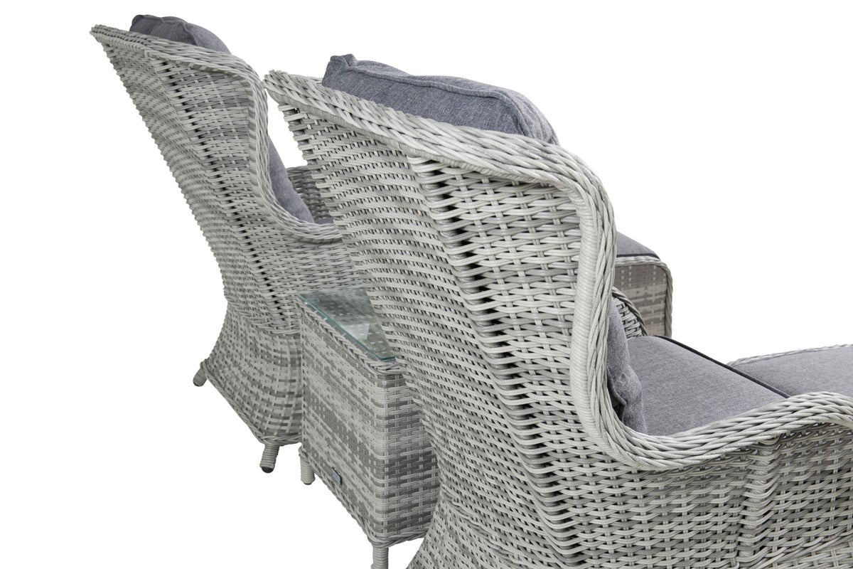 Garten Loungeset Tarell – 3-delige set met fauteuils en tafel