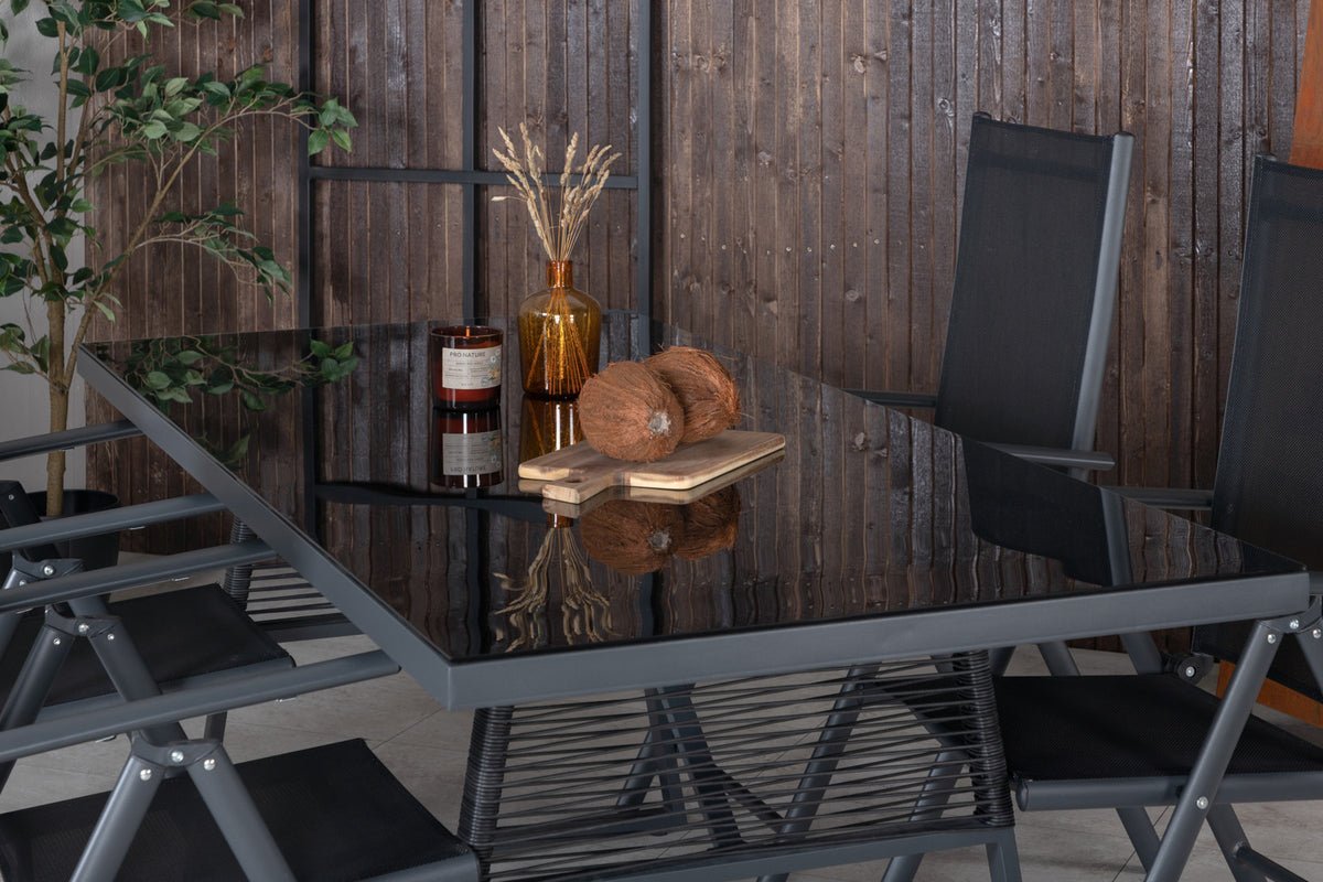 2-delige set - Tuinstoel Bologna van Textilene/Aluminium