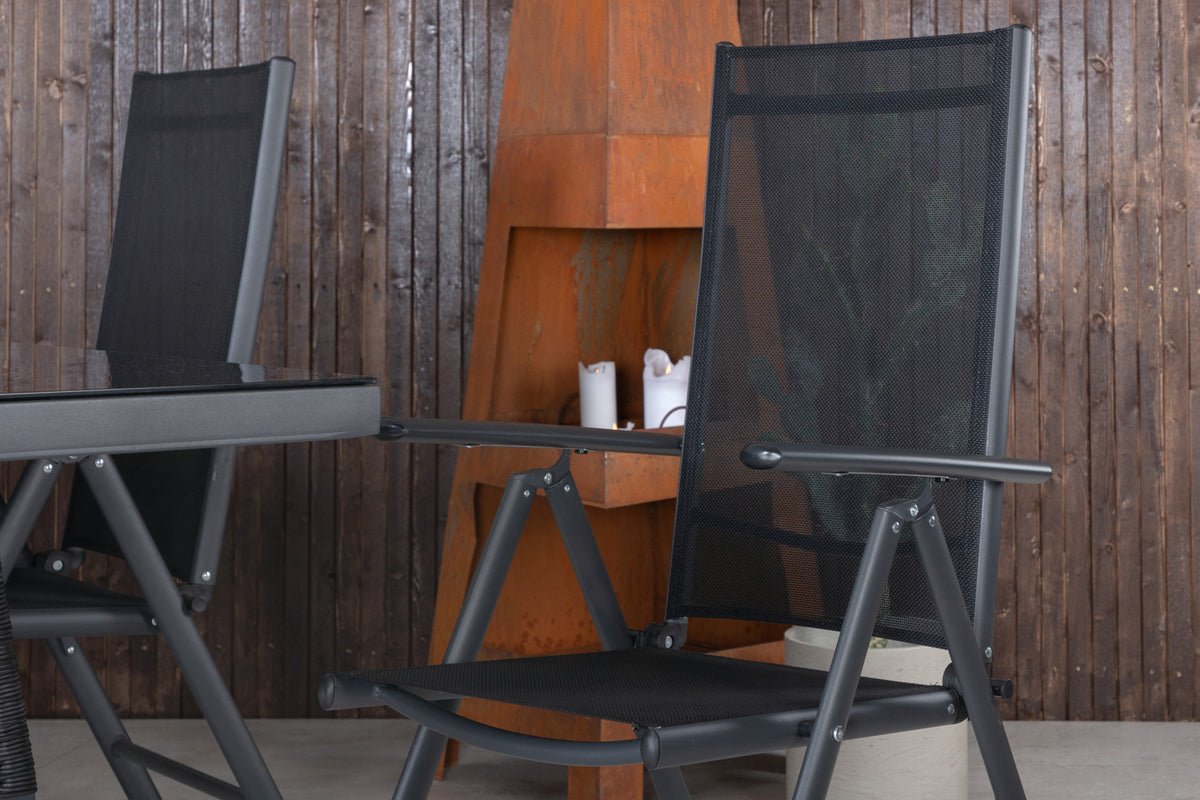 2-delige set - Tuinstoel Bologna van Textilene/Aluminium