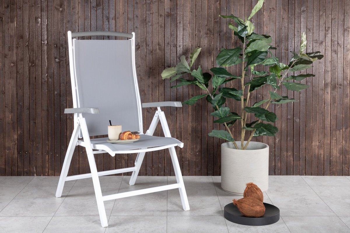 2-delige set - Tuinstoel Alberto van Textilene/Aluminium