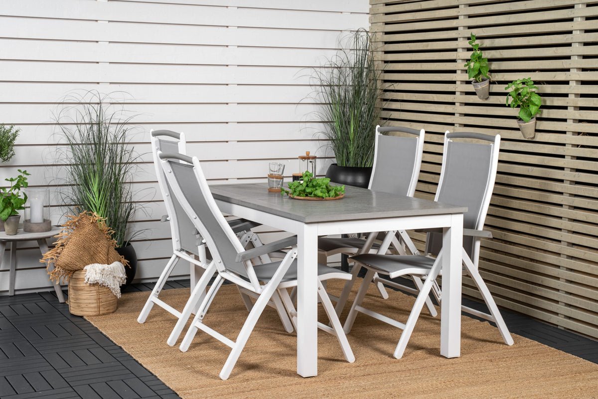 2-delige set - Tuinstoel Alberto van Textilene/Aluminium