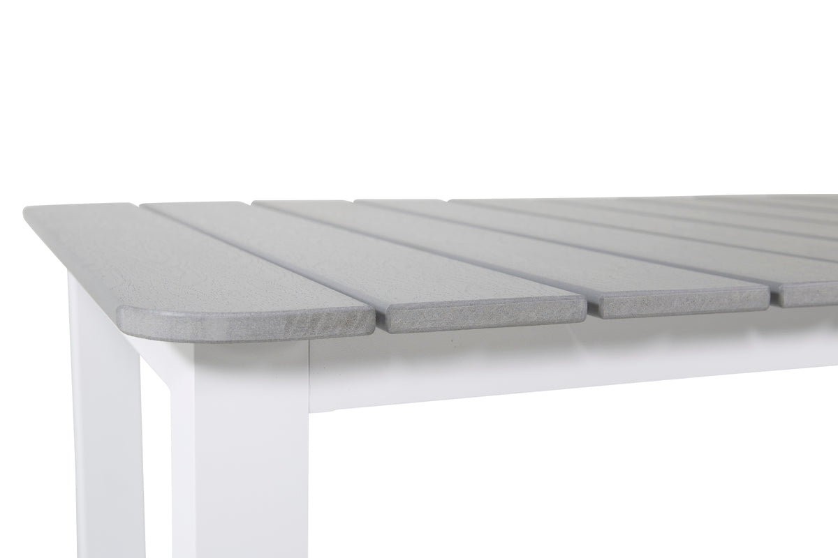 Tuin salontafel Kreta - van edelhout en aluminium