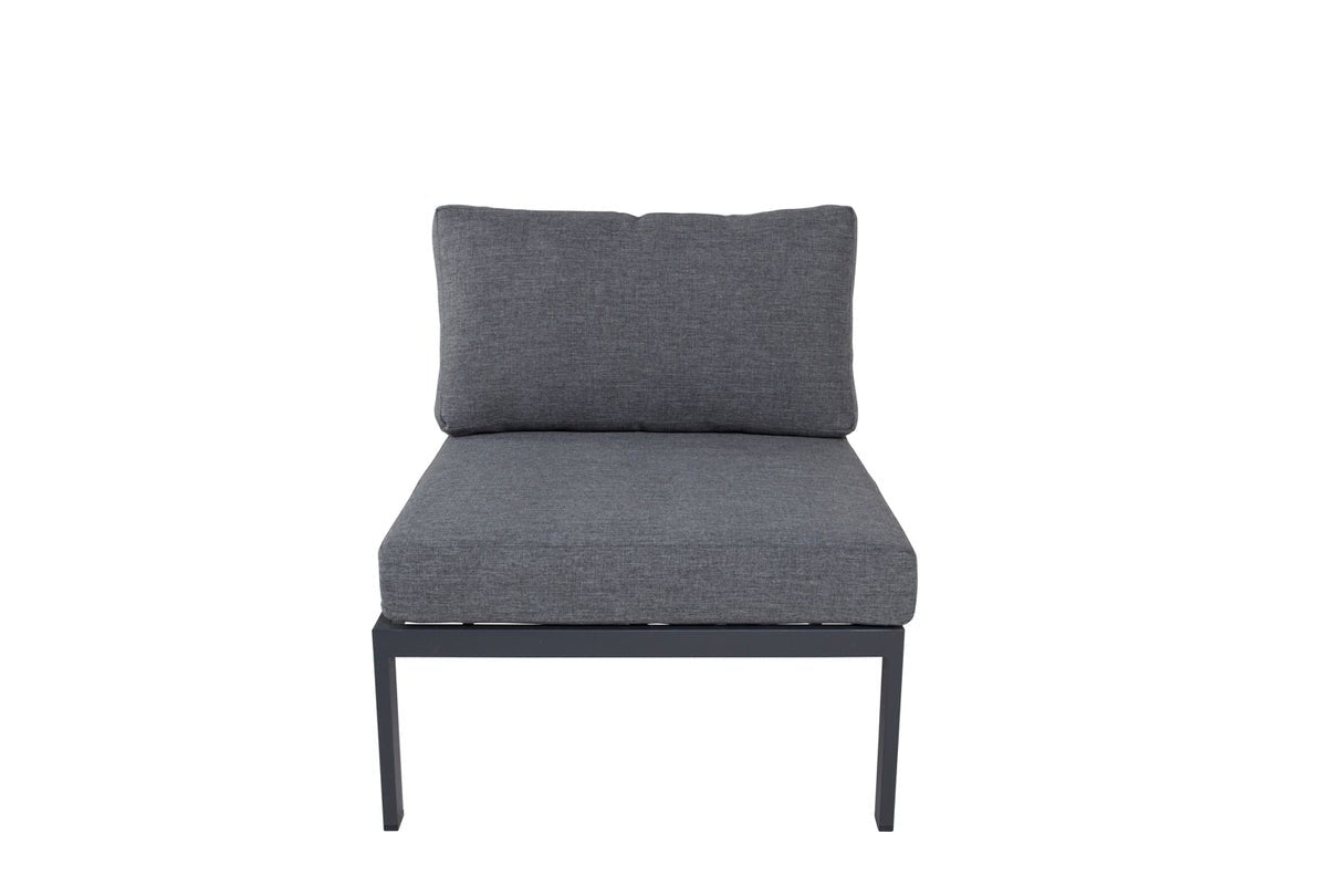 Tuin loungestoel Barbara – weerbestendig van aluminium & stoffen kussens