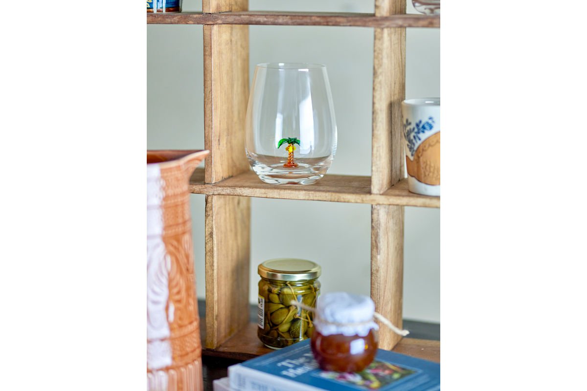 Drinkglazen Cala – Glas met handgemaakte figuren (set van 4)