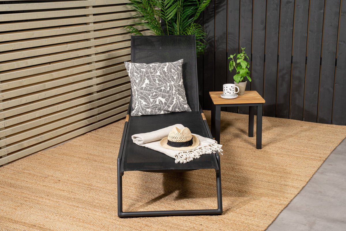 2-delige set - ligstoel Brazilië van Textilene en aluminium