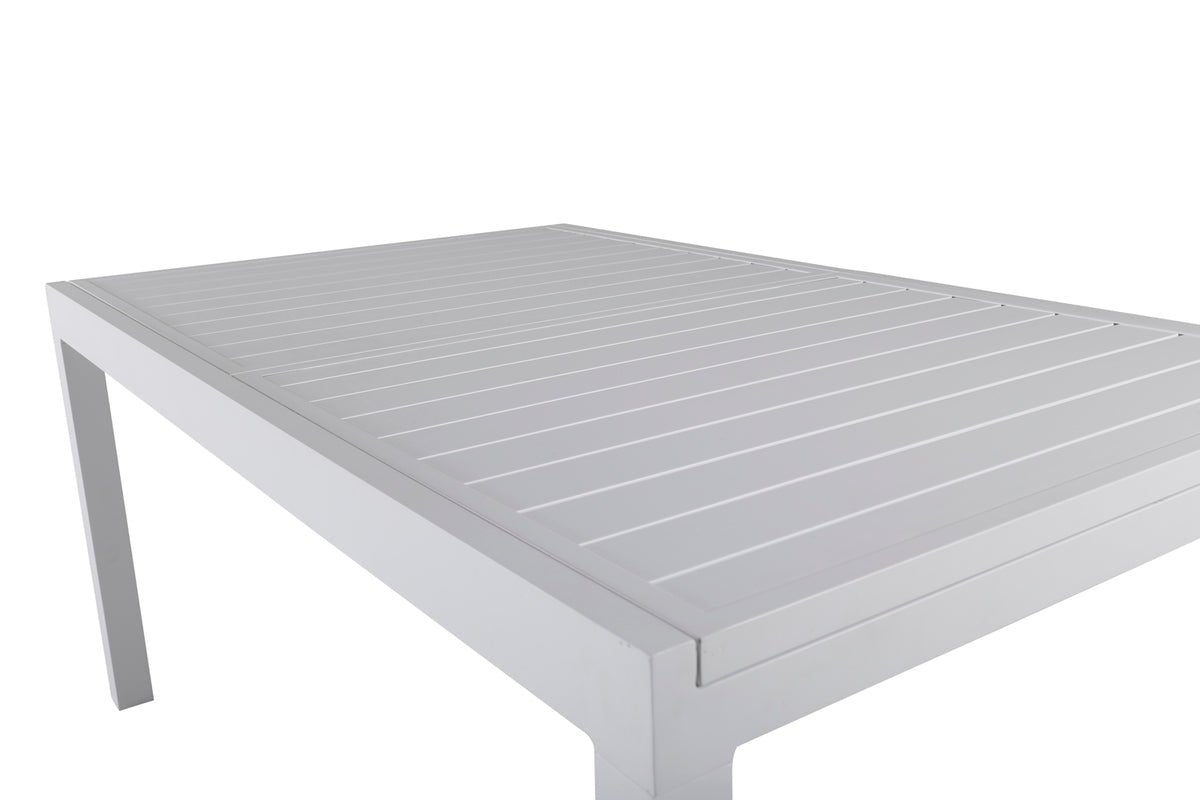 Tuin tafel Nohani - uitschuifbare eettafel gemaakt van robuust aluminium