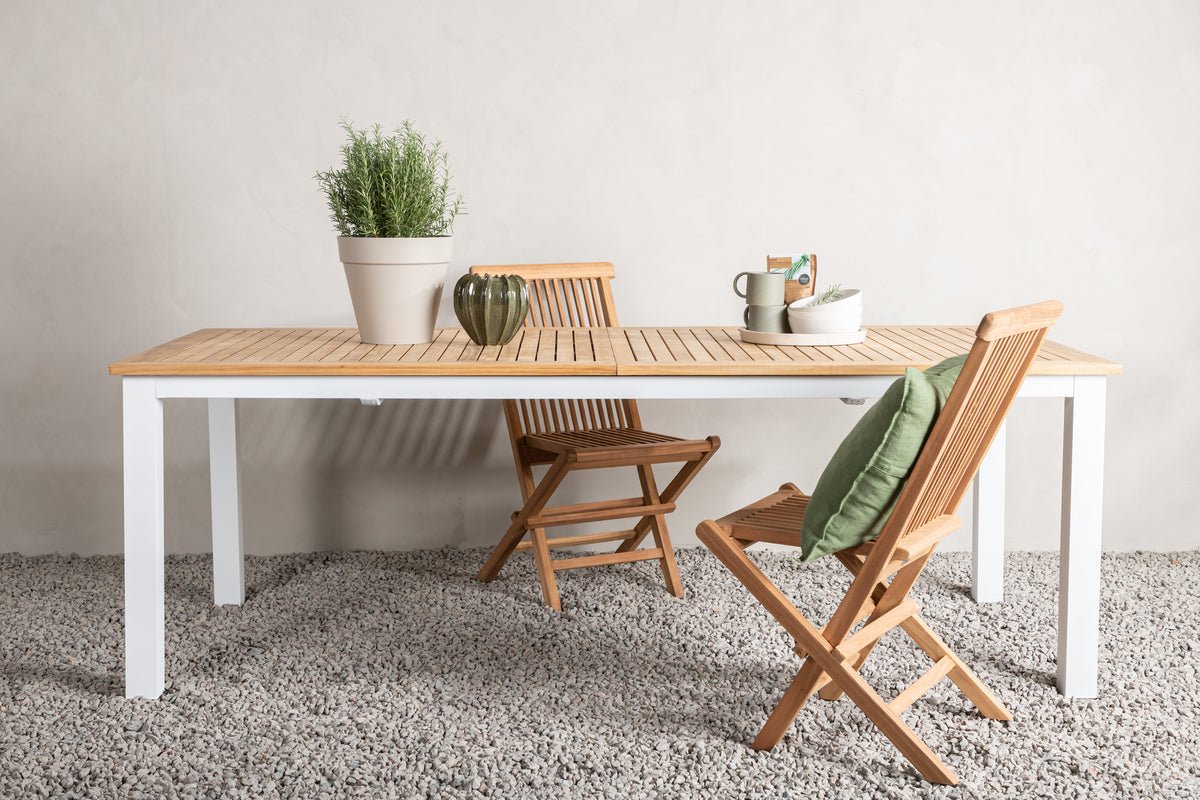 Tuin tafel Lunea - een uitschuifbare eettafel voor buiten