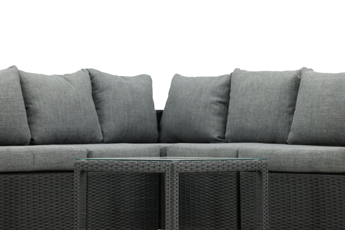 Tuin loungeset Ludwiga - Naar keuze in natuur of zwart