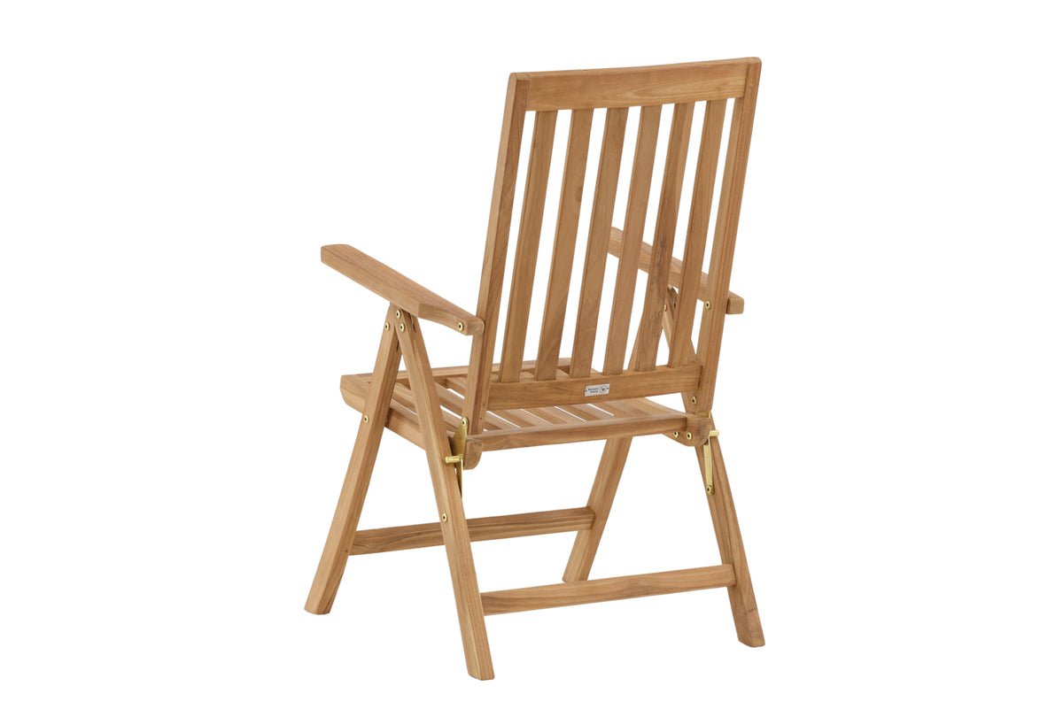 Tuinstoel Taki - van teakhout in natuurlijke look