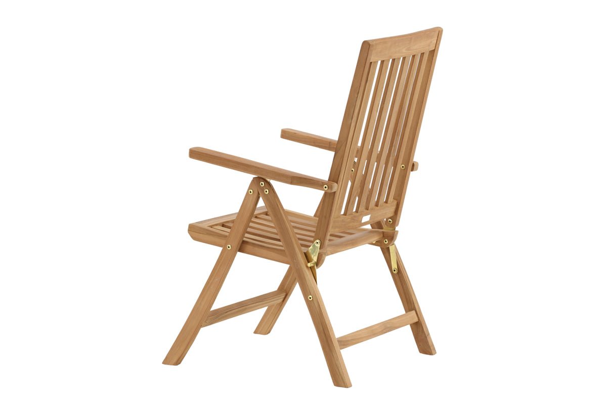 Tuinstoel Taki - van teakhout in natuurlijke look