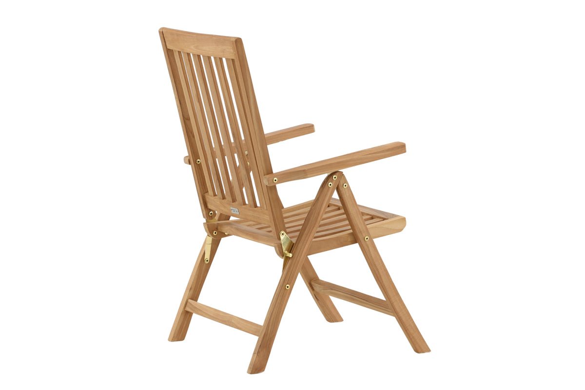 Tuinstoel Taki - van teakhout in natuurlijke look