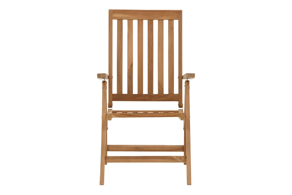 Tuinstoel Taki - van teakhout in natuurlijke look