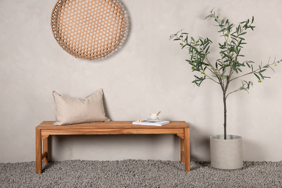 Outdoor zitbank "Fashion" – van hoogwaardig teakhout