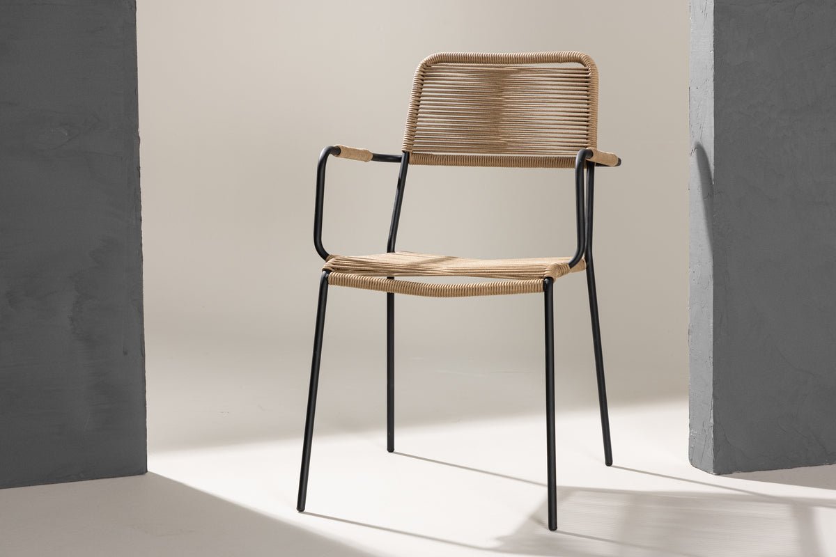 2-delige set - Tuinstoel Marla van Metaal/polyester