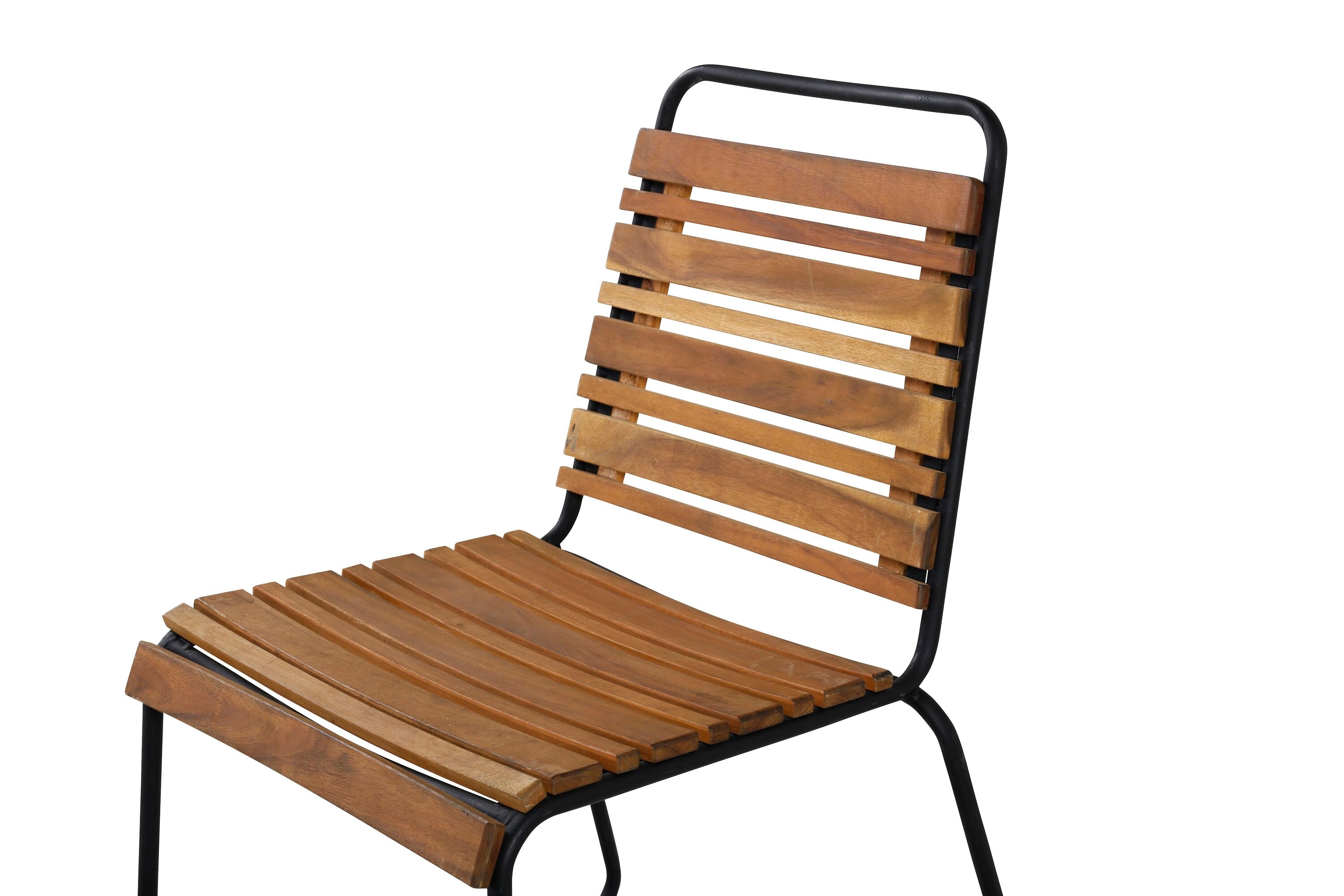 2-delige set - Tuinstoel Bali van Acacia/Metaal