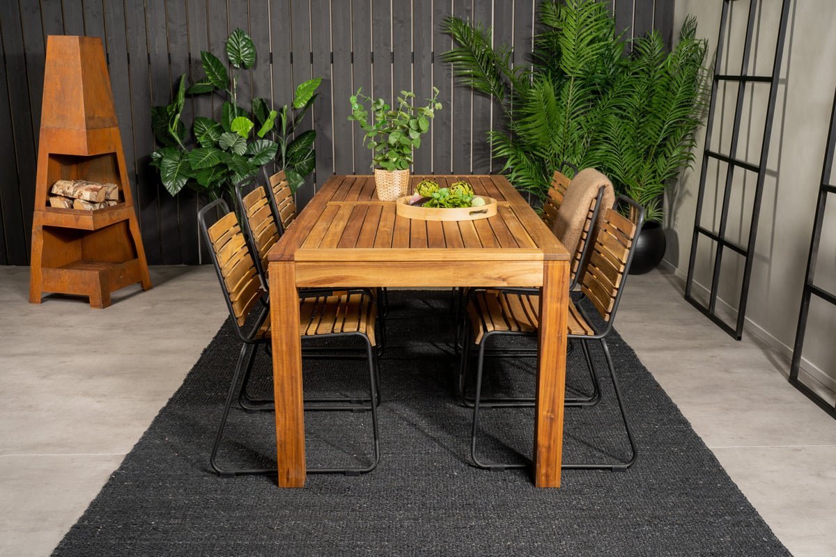 2-delige set - Tuinstoel Bali van Acacia/Metaal