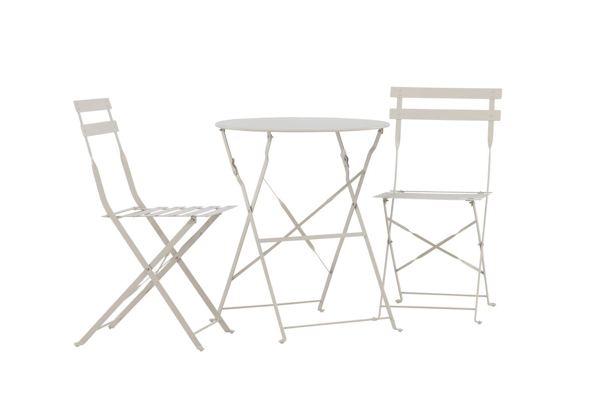 Tuin Loungeset Elion – 3-delige set met ronde tafel in 3 kleuren