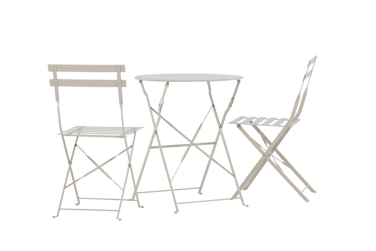 Tuin Loungeset Elion – 3-delige set met ronde tafel in 3 kleuren