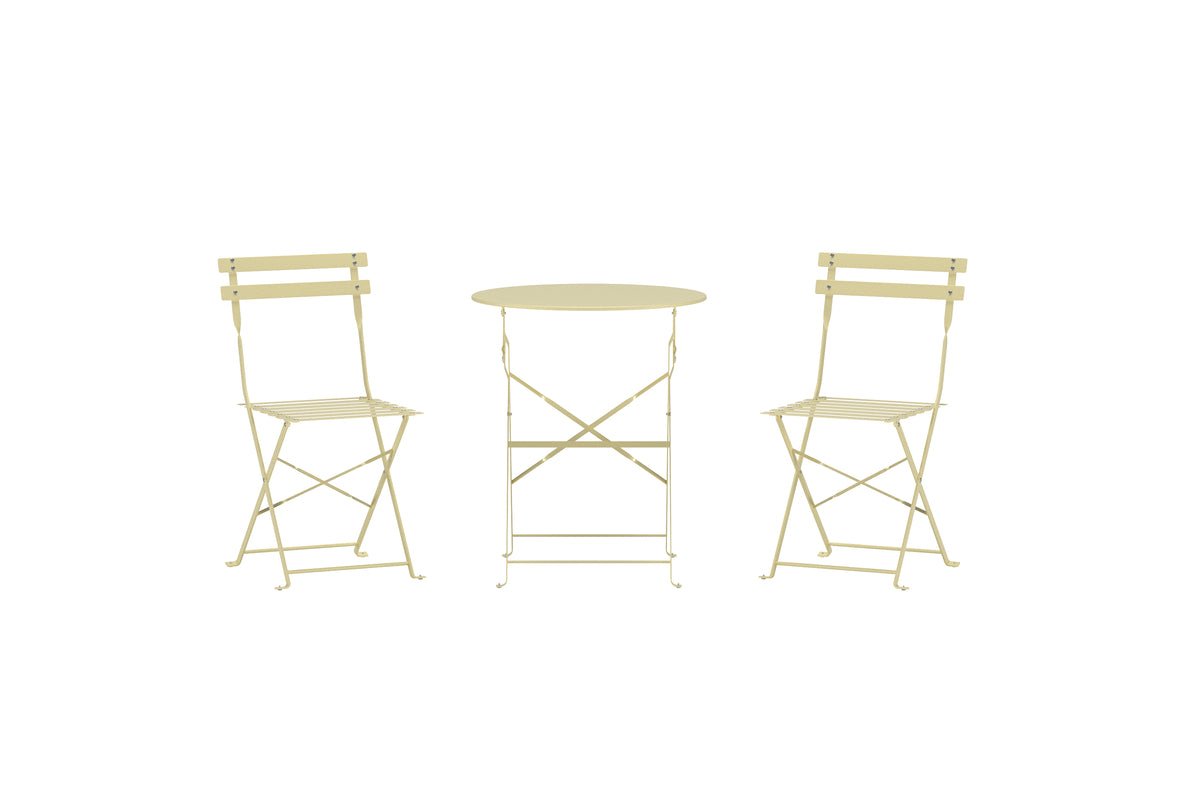 Tuin Loungeset Elion – 3-delige set met ronde tafel in 3 kleuren